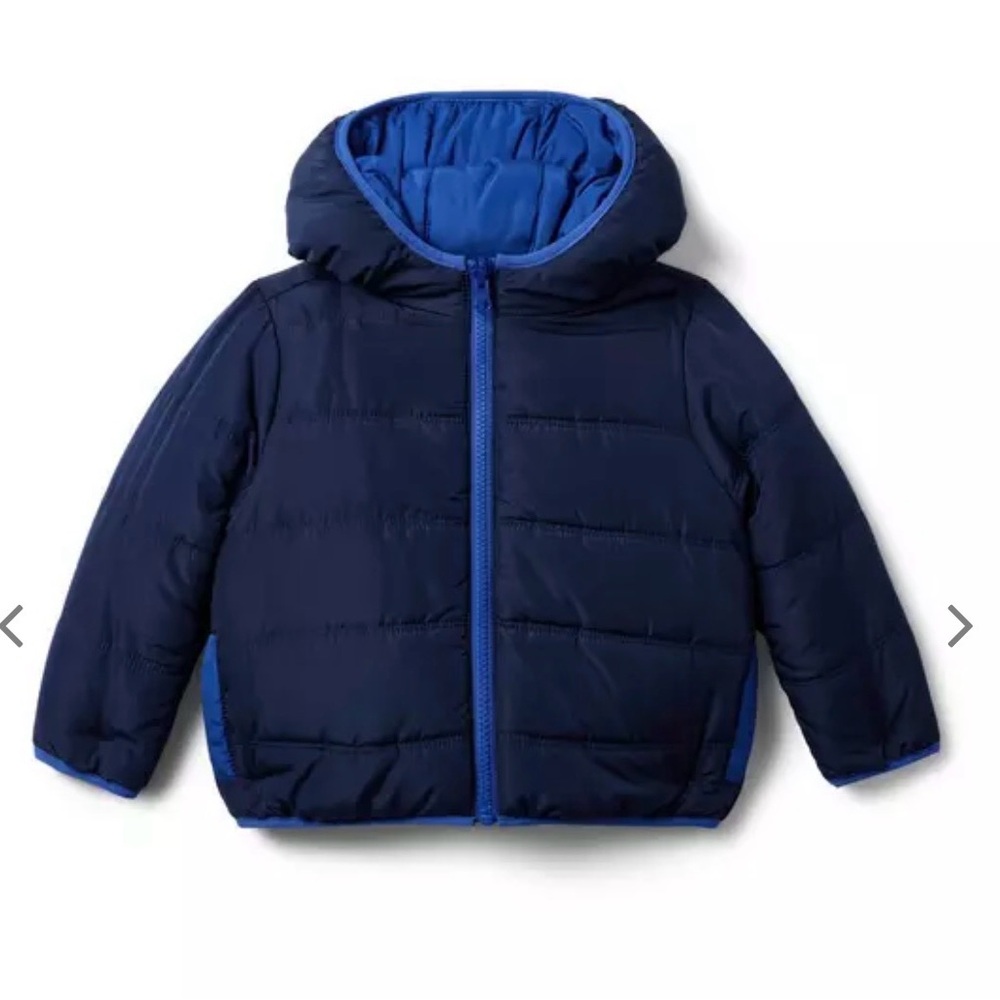 Janie and Jack The Reversible Puffer Jacket Size 5-6 in great condition